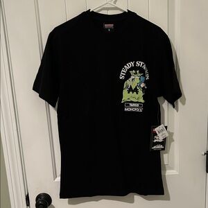 Tango Hotel x Monopoly Men's Black Steady Stackin' Graphic Tee